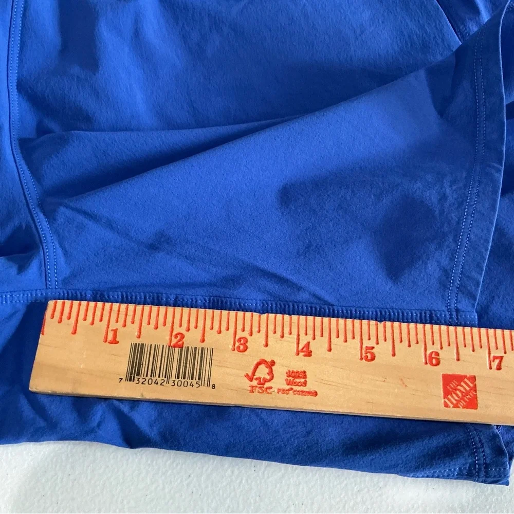 Cotopaxi Shorts Mens M Blue Nylon Spandex Crux Spellout Waistband Hiking Outdoor